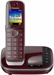 Panasonic KX-TGJ320 weinrot DECT-Telefon