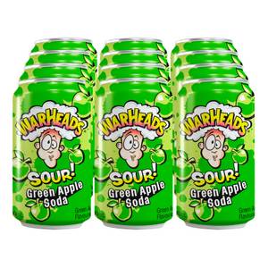 Sonstiges Warheads Soda Sour Green Apple 0,33 Liter Dose, 12er Pack 