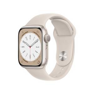 Apple Watch Series 8 GPS 41mm Aluminium Sternenlicht Sportarmband Sternenlicht 