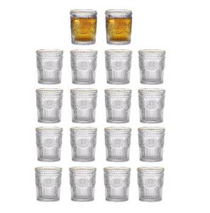 KESSMANN Gläser-Set Gläser-Set 18x 350ml Teeglas Glas Kristallglas Set Tasse Geschenkset, Glas, Getränkeglas Teegläser Allzweckgläser Glas Tee, Eistee, Säfte 