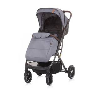 Chipolino Kinderwagen, Buggy Combo 15 kg Fußabdeckung Moskitonetz Räder gefedert grau 