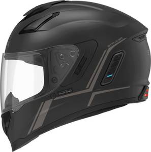 Sena Stryker Black + Bluetooth Headset Sound by Harman Kardon Integralhelm