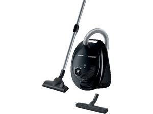  SIEMENS VS06A110 Staubsauger, maximale Leistung: 600 Watt, Schwarz) Bodenstaubsauger