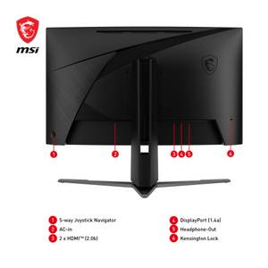 Msi MAG 27CQ6PF Curved-Gaming-Monitor (69 cm/27 