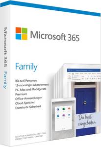 Microsoft 365 Family FPP Software 