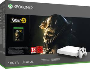 Microsoft Xbox One X 1TB Special Edition + Fallout 76 Heimkonsole