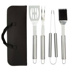 Taino Grillbesteck-Set, (Set, 5 tlg), Grillbesteck, Edelstahl, inkl. Tasche, Grillzubehör 