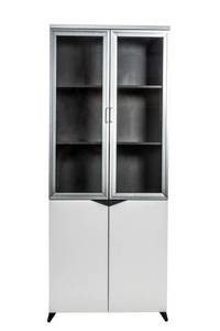 Jet-line Büromöbel Aktenschrank für Ihr Büro Carlo schwarz weiß 