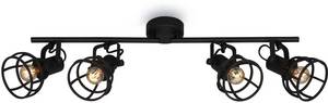 Briloner KORBO BLACK E14 Spotleuchte 4-fach Schwarz (2669045) Deckenleuchte