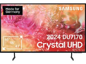  SAMSUNG GU50DU7170U LED TV (Flat, 50 Zoll / 125 cm, UHD 4K, SMART TV, Tizen)
