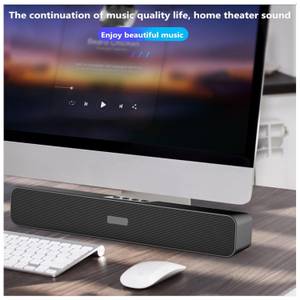 ZEUOPQ Smart-Lautsprecher für Laptops/Fernseher Bluetooth-Speaker 39.5*8.4cm Lautsprecher (Multimedia-Lautsprecher, für PC-Spiele, Computer, Desktop, Laptop) 