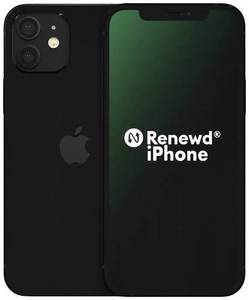 APPLE REFURBISHED Apple iPhone 12 Renewd® (Grade A) 64GB 6.1 Zoll (15.5 cm) Dual-SIM iOS 16 12 Megapixel Schwarz 