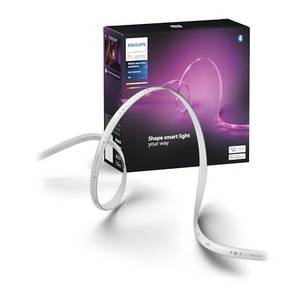  Philips Hue Indoor 3m Smart LED Solo Lightstrip Basis-Set, 1er-Pack, Steuerung mit der Hue App, Funktioniert mit Alexa, Google Assistant und Apple HomeKit 