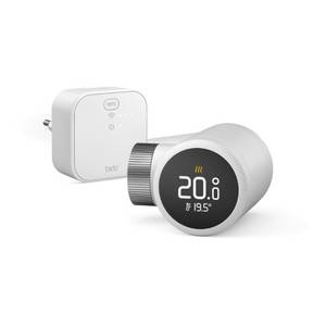 Tado ° Starter Kit Smartes Heizkörper-Thermostat X + Bridge inkl. Auto-Assist - Weiß 