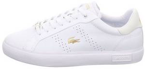 Lacoste Powercourt 2.0 Women white/gold Low-Top-Sneaker