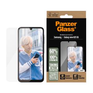 CARE by PanzerGlass Displayschutzglas »Ultra-Wide Fit Screen Protector«, für Samsung Galaxy A26 5G, Displayschutzfolie, Schutzfolie, Bildschirmschutz, kratz- & stoßfest 