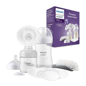 Philips Avent Handmilchpumpe  Handmilchpumpe SCF430/01 -mit Natural-Motion Technologie 