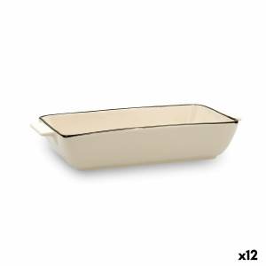 Quid Auflaufform »Kochtopf  Cocco aus Keramik Weiß 23 x 11 x 4,5 cm Pack 12x« 