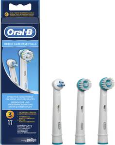 Oral-b Ortho Care Essentials Ersatzbürsten (3 Stk.) Aufsteckbürste