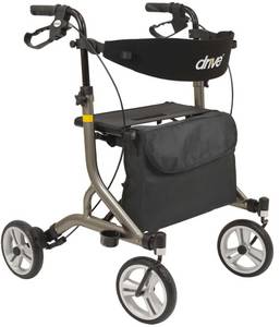 Drive Medical Nitro SL Leichtgewichtrollator grau-metallic Rollator