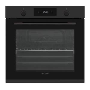 Sharp Einbaubackofen K-71P28INH-EU, mit Vollauszug, Pyrolyse-Selbstreinigung, Pyrolytische Reinigung 