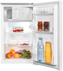 Exquisit Kühlschrank weiß 81 Liter Gefrierfach Glasböden EEK: D KS117-3-040D 