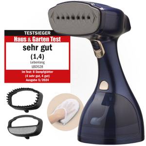 Lebenlang Dampfbügeleisen Steamer Dampfglätter LCD Hand Dampfbürste Reisebügeleisen für Hemden, (1500W, 300ml, Quick & Go Automatik)unterwegs Hemden & Kleide Bügeln 