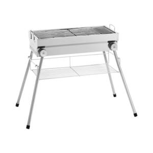 Royal Catering Holzkohlegrill Holzkohlegrill - Ablage - klappbarer Rost - 53 x 26 cm - Edelstah… 