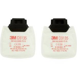 3m Secure Click Partikelfilter P3 R D3135 2St. 