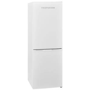 Telefunken Kühl-/Gefrierkombination KTFK174EW2-V3, 145 cm hoch, 49.7 cm breit, 174 Liter Nutzinhalt, Kühlschrank groß mit Gefrierfach, freistehend 