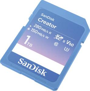 Sandisk SDSDXEP1T00GNCIS - SDHX-Speicherkarte, Creator SD UHS-II 1TB 