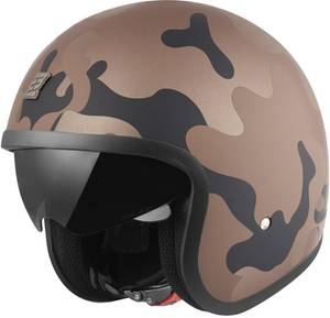 Bogotto Motowear Bogotto V537 Camo braun Jethelm