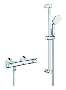 Grohe Brausethermostat »Grohtherm 500« Grotherm 500 Thermostat mit Brausegarnitur 620 mm - Chrom 