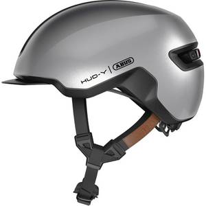 Abus Helm Hud-Y Glanz Silber M 54-58cm 