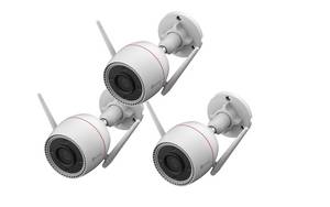 Ezviz H3C 3MP WLAN Smart Home Kamera, 3er-Set 