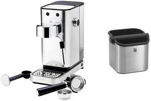 Wmf Lumero Espresso + Abschlagbehälter Siebträgermaschine cromargan matt 