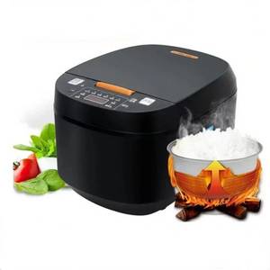 ibettertec Reiskocher Reiskocher, Reiskocher mit Dampfgarer & Warmhaltefunktion, 900,00 W, 5L Multikocher, Schongarer, Dampfgarer, Slow Cooker 