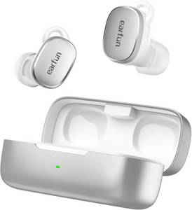 EarFun Windgeräuschreduktion In-Ear-Kopfhörer (Kompakte Kopfhörer mit beeindruckender Akkulaufzeit von bis zu 7,5 Stunden und kabellosem Ladecase für unterwegs., Hi-Res Audio, kristallklare Anrufe und aktive Geräuschunterdrückung) 