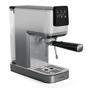 Klarstein Espressomaschine SteelPresso Slim Touch, Edelstahlfilter, Elektrisch 20 Bar Kaffemaschine Milchaufschäumer Touch 