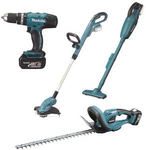 Makita Spezial Set LXT (DLX4093) 18 V Akku-Maschinenset