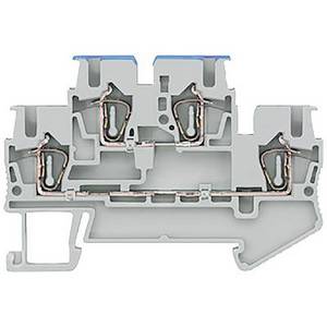 Siemens 8WH2020-4CF00 Doppelstockklemme Federzuganschluss Grau 1 St. 