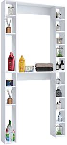 Vcm Holz Wandregal Hängeregal Überbau WC Toilette Badmöbel Waschmaschine Schrank Regal Tinoli XL 