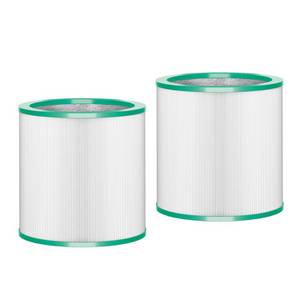 Trade-Shop HEPA-Filter 2x passend für Dyson Pure Cool Link AM11 TP00 TP01 TP02 TP03, Zubehör für Dyson Cool Link 305158-01, 305159-01, 308400-01, 308401-01, 968126-03, 968126-03 Luftfilter Luftreiniger Aktivkohle Ersatzteil 