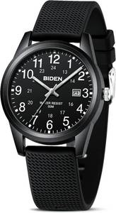 LN LENQIN Fur Herren Analog Quarz 30M wasserdichte Watch, mit Datum Mode Casual Designer Uhr für Herren Silicone Band 