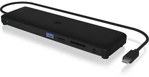 Icy Box IB-DK2116-C Notebook DockingStation USB Type-C, mit dreifacher Videoausgabe 