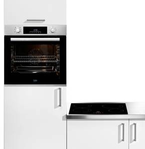Beko Backofen-Set BBSM12340X, mit Teleskopauszug nachrüstbar, Simple Steam...