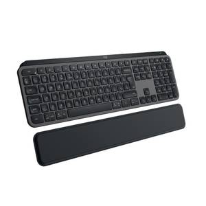 Logitech MX Keys S Plus, Kabellose Tastatur Tastenbeleuchtung, incl. Logi Bolt USB-Empfänger und Palm Rest, Graphite 