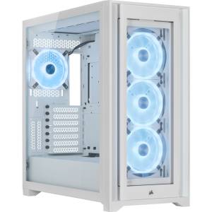 Corsair iCue 5000X RGB QL Edition weiß Midi Tower