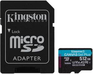 Kingston Canvas Go! Plus microSDXC 512GB (Adapter) microSD Karte