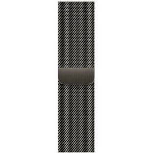 Apple Milanese Loop Milanaise Armband 45 mm Graphit 